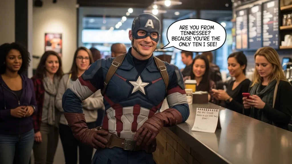 Captain America Pick Up Lines