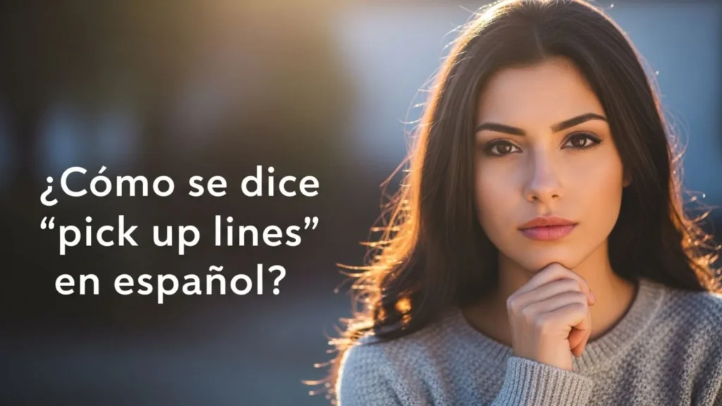 Como se Dice Pick Up Lines en Español?