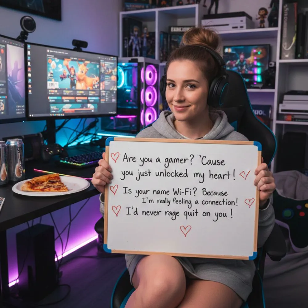 Cute Gaming Pick Up Lines