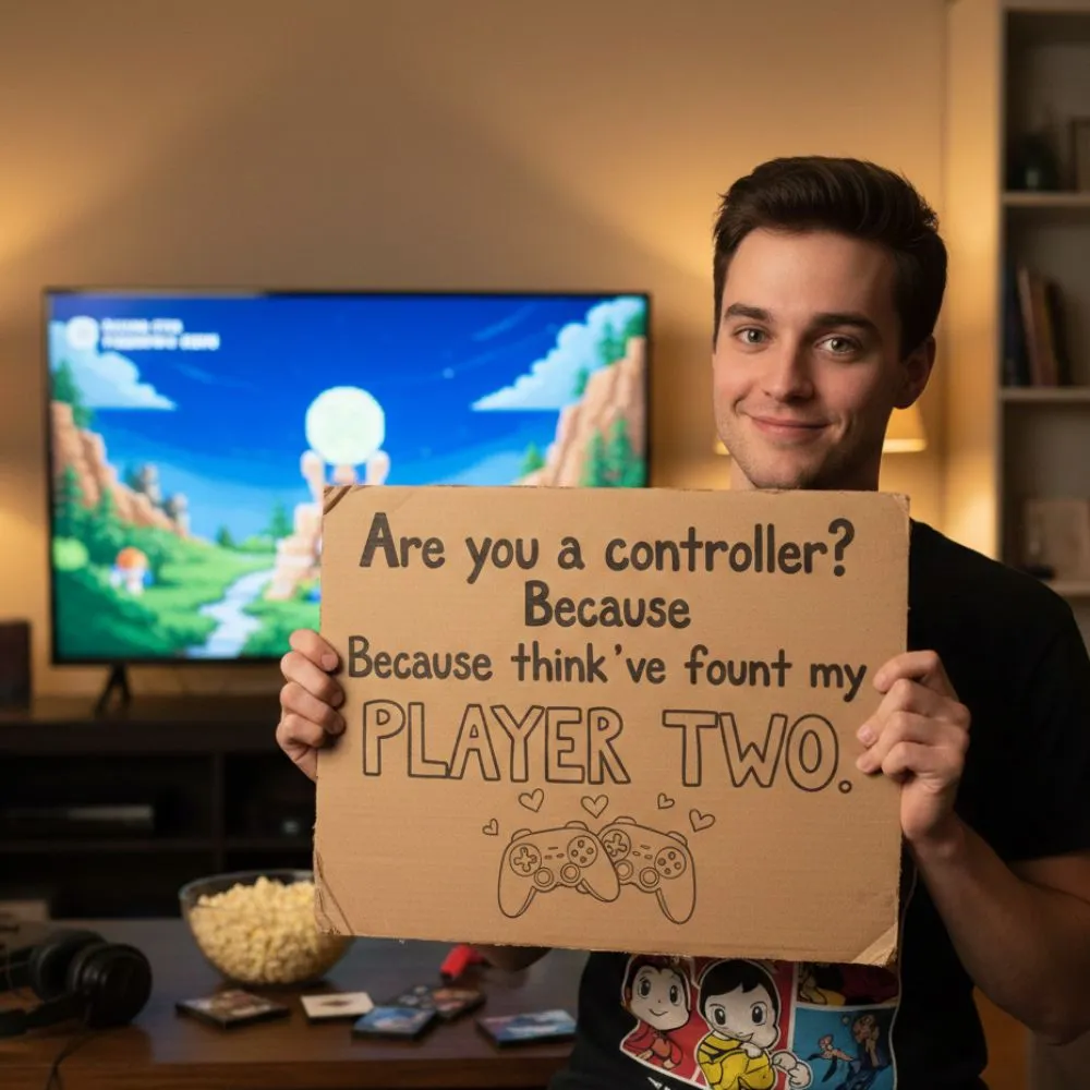 Gaming Pick Up Lines for Guys