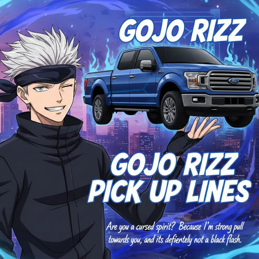 gojo rizz pick up lines