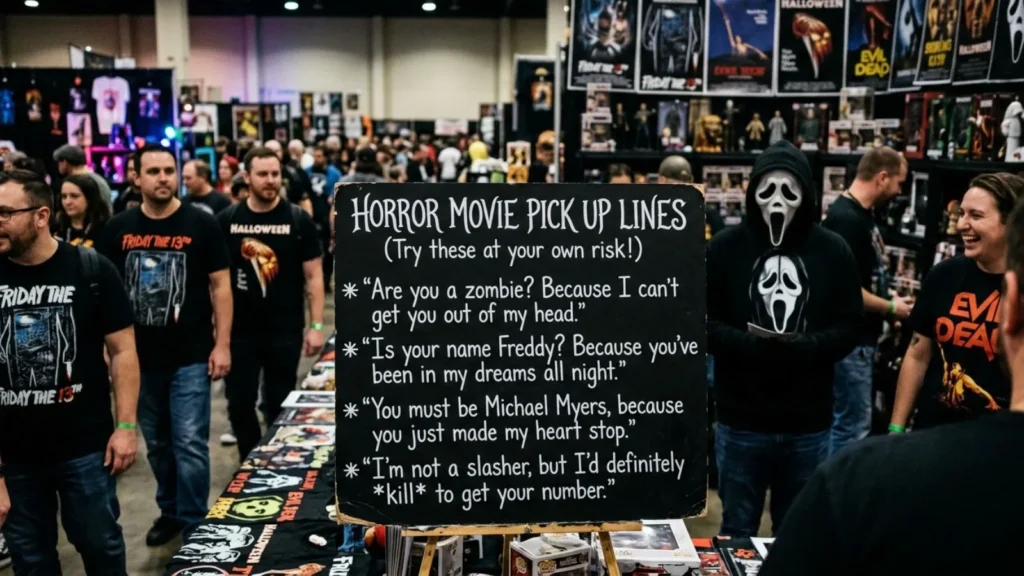 Horror Movie Pick Up Lines