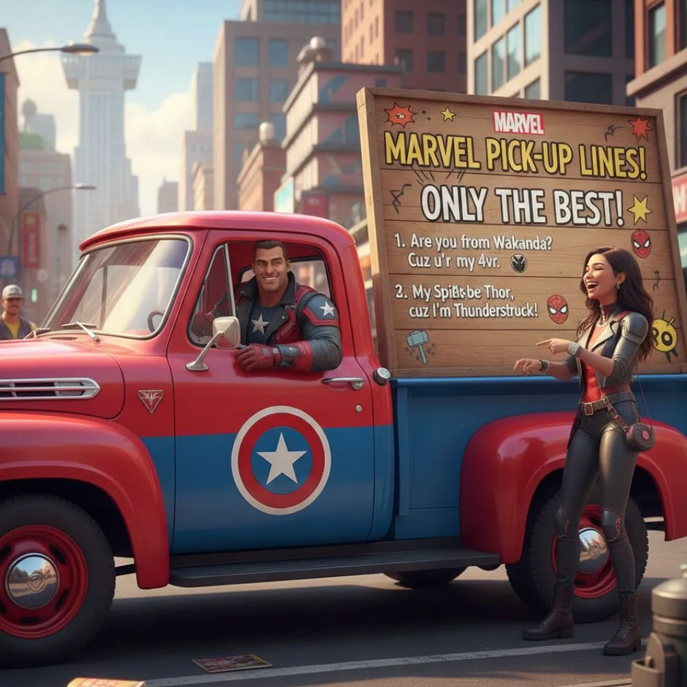 Marvel Pick Up Lines Funny