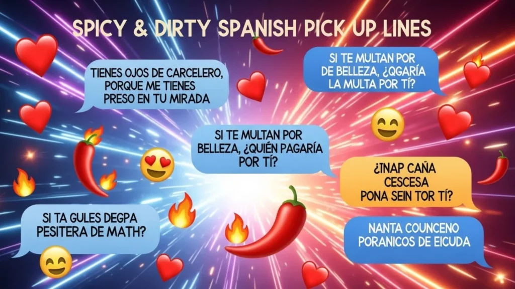 Spicy & Dirty Spanish Pick Up Lines