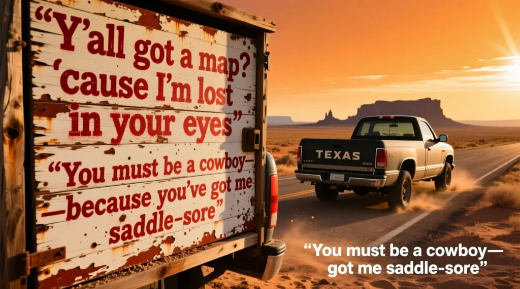 Bold Texas Pick Up Lines