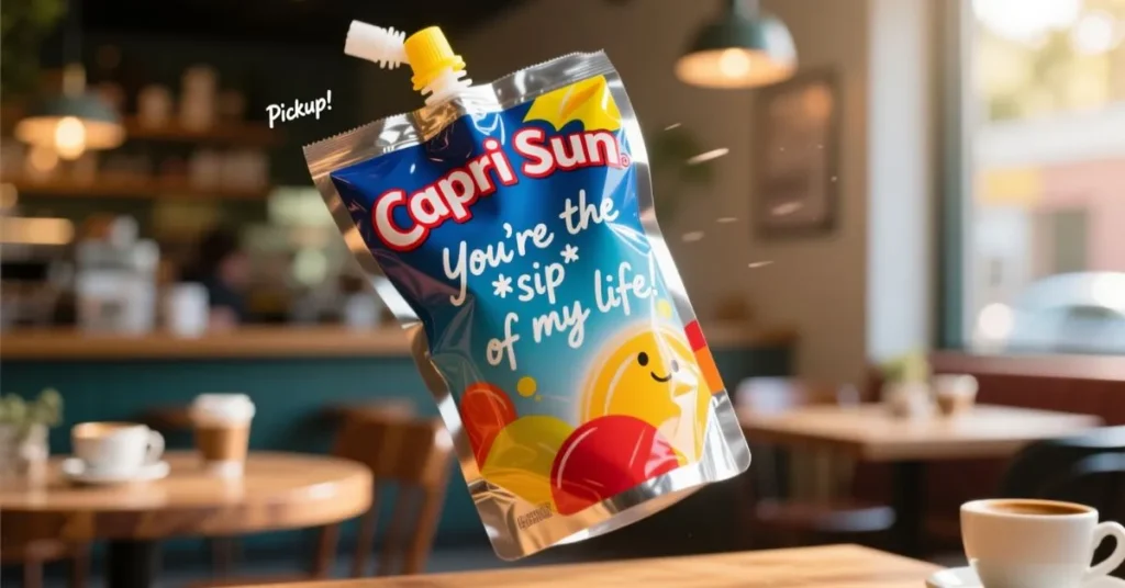 Capri Sun Pick Up Lines