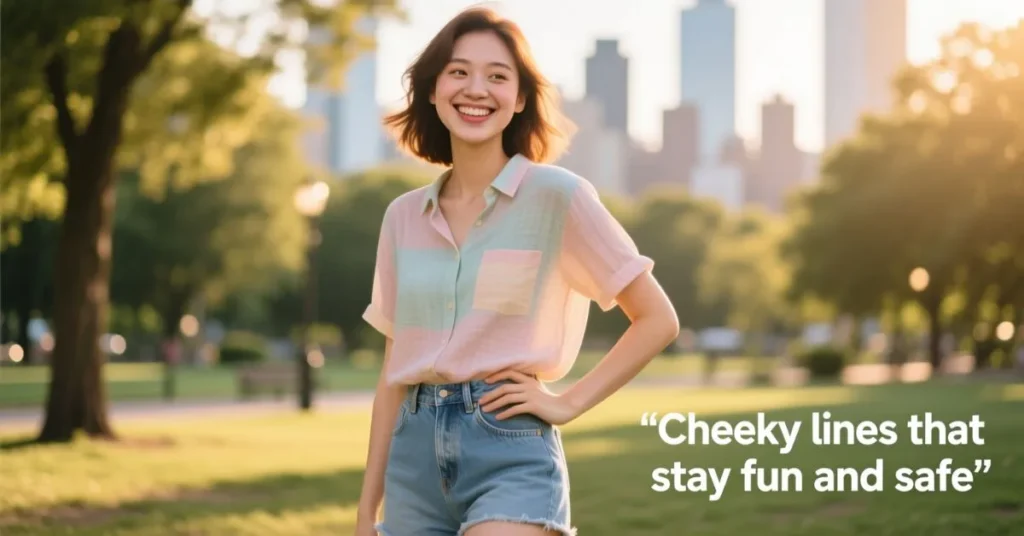 Cheeky lines that stay fun and safe