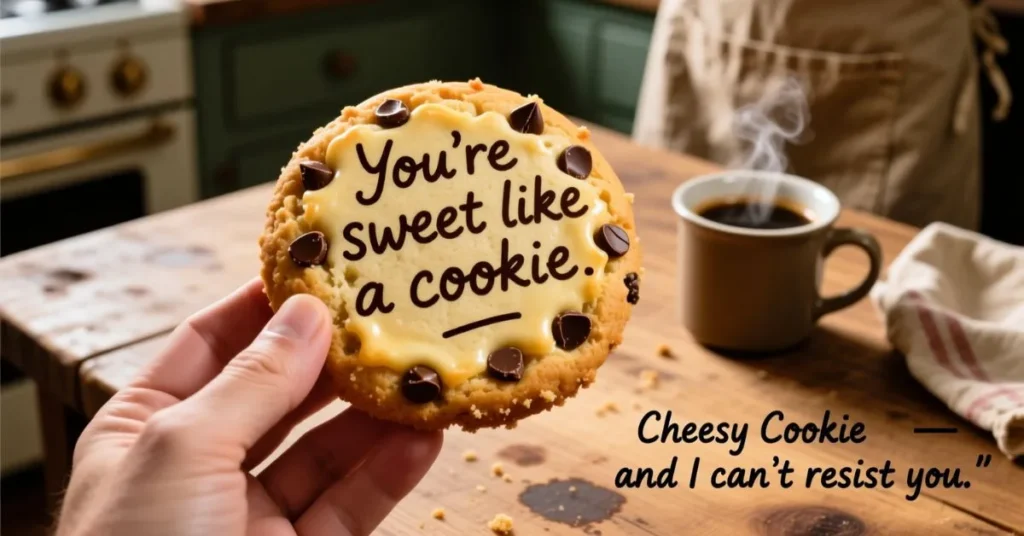 Cheesy Cookie Pick Up Lines