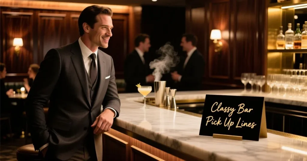 Classy Bar Pick Up Lines