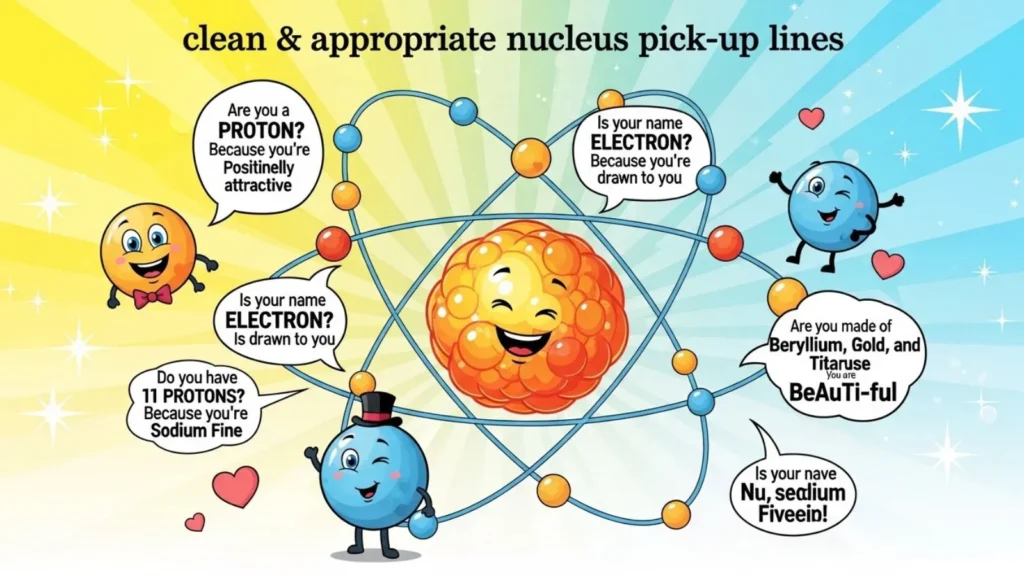 Clean & Appropriate Nucleus Pick Up Lines