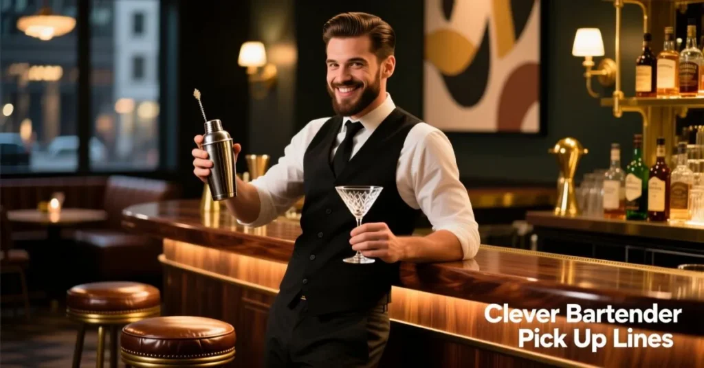Clever Bartender Pick Up Lines