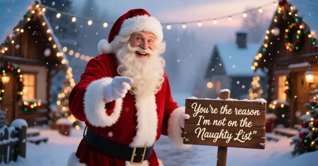 Clever Santa Pick Up Lines