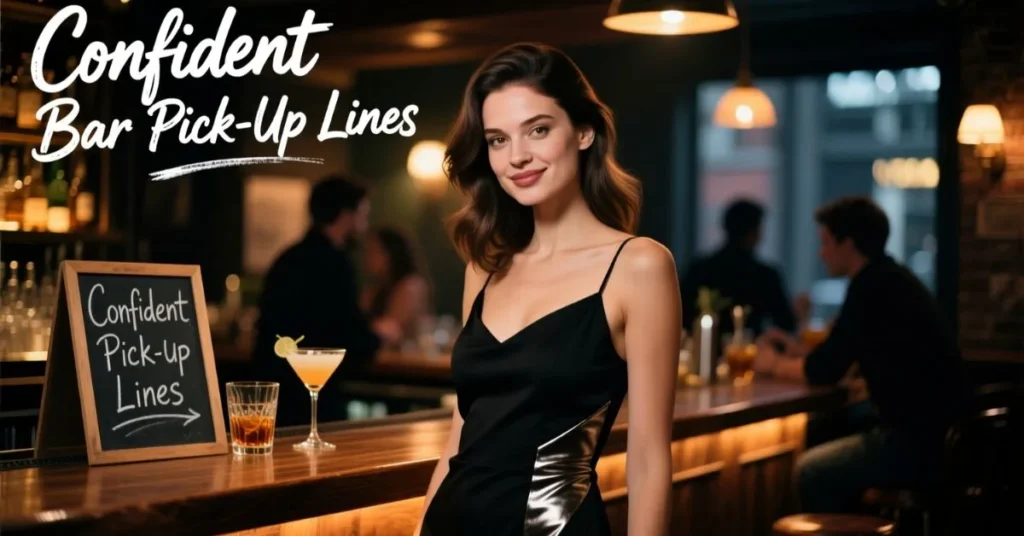 Confident Bar Pick Up Lines