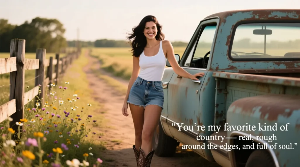 Confident Country Pick Up Lines