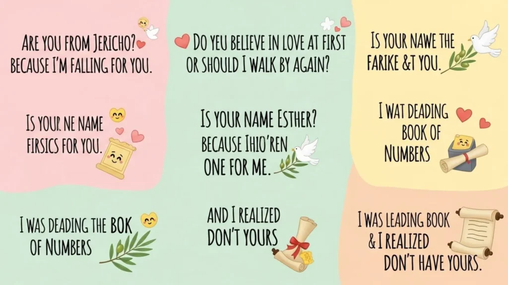 Cute Bible-Inspired Pick Up Lines