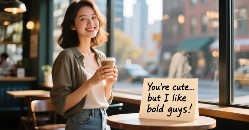 Cute but bold pick up lines for guys