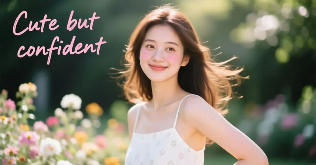 Cute but confident lines for a crush