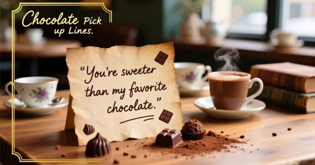 Cute Chocolate Pick Up Lines
