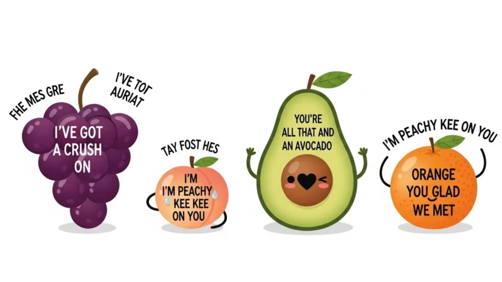 Cute Fruit Pick Up Lines