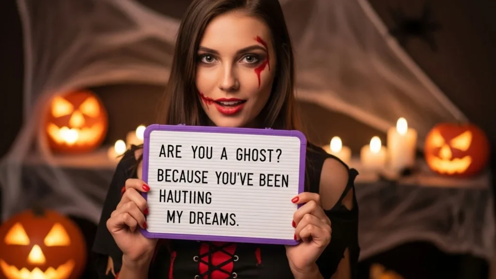 Dirty Puns Halloween Pick Up Lines
