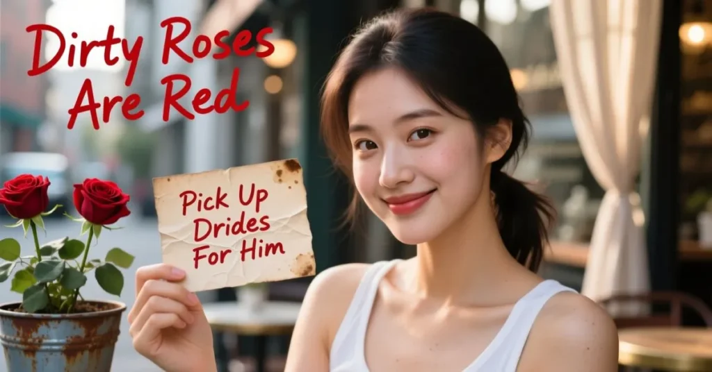 Dirty Roses Are Red Pick Up Lines For Him