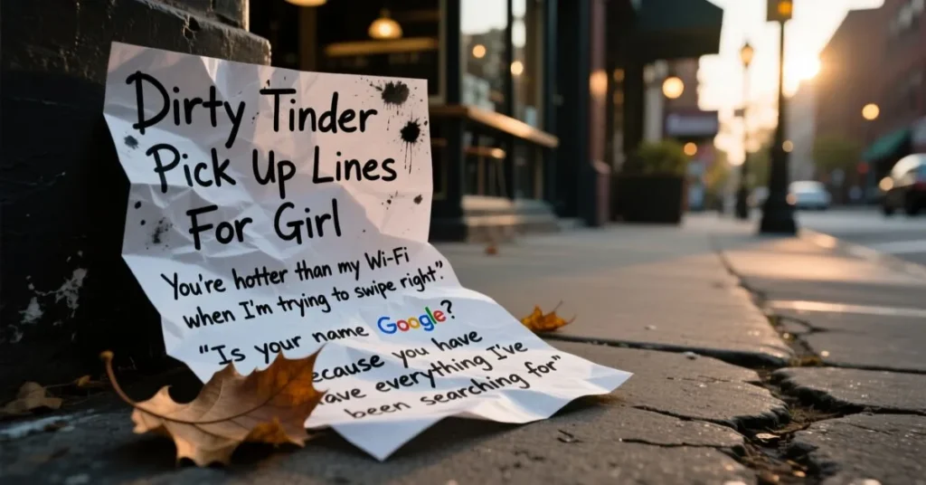 Dirty Tinder Pick Up Lines For Girl