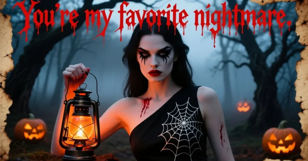 Fierce Halloween Pick Up Lines