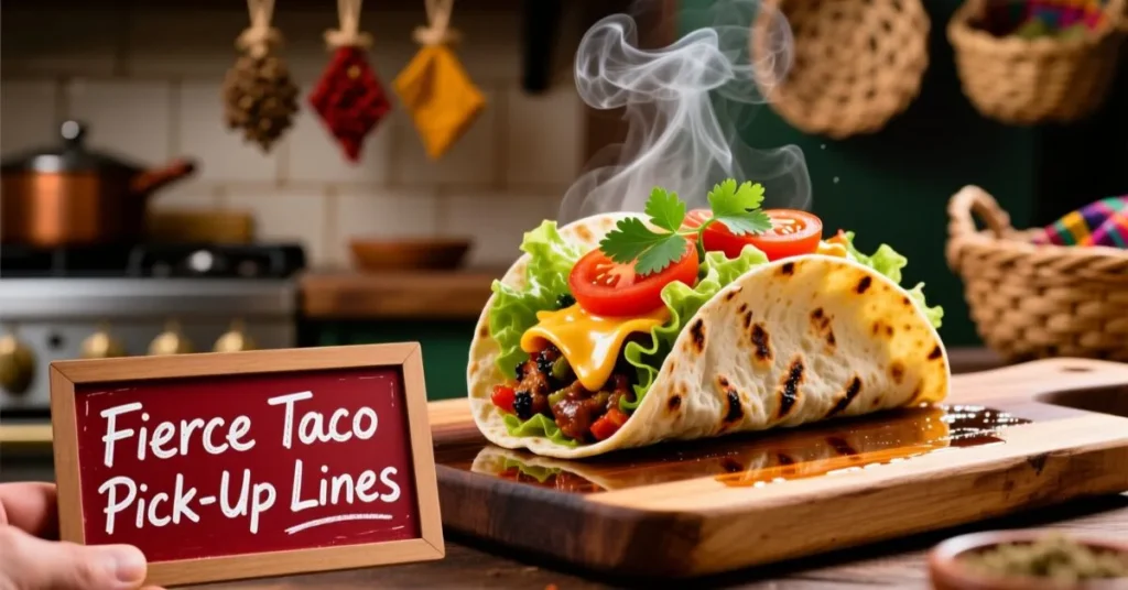 Fierce Taco Pick Up Lines