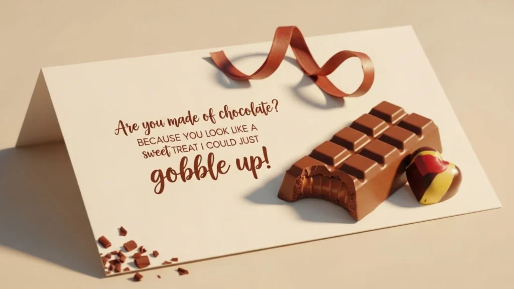 Flirty / Slightly Playful Chocolate Pick Up Lines