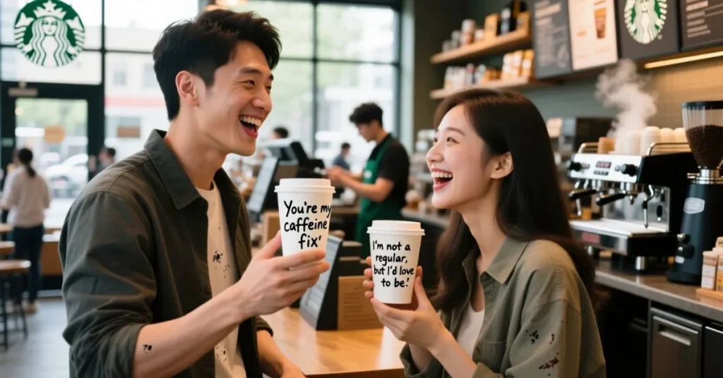 Funny Starbucks Pick Up Lines