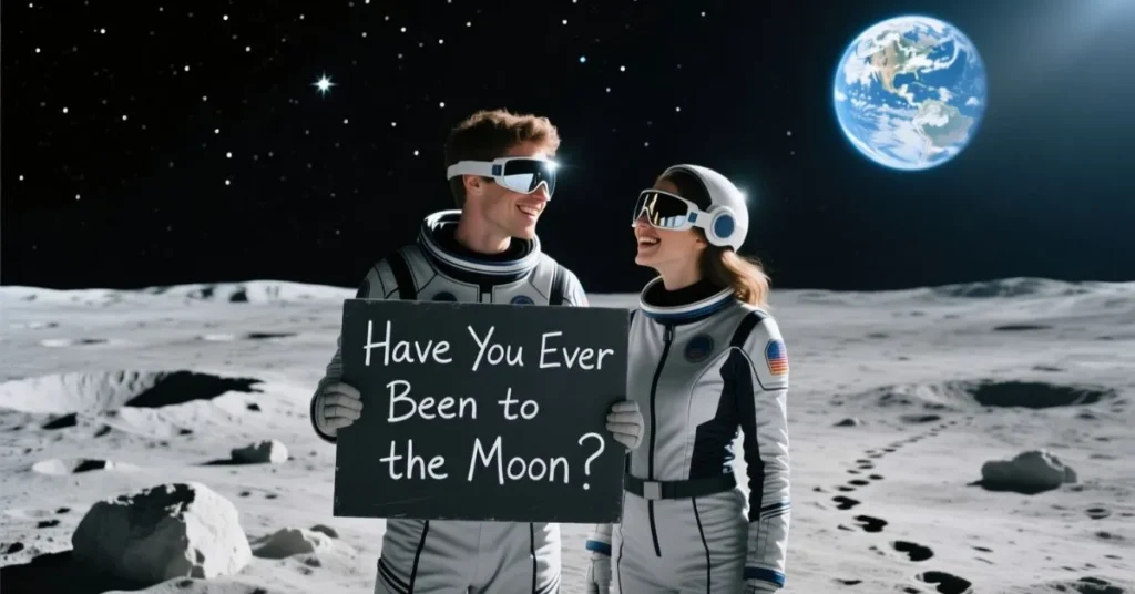Have You Ever Been to the Moon Pick Up Lines