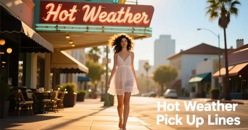 Hot Weather Pick Up Lines 