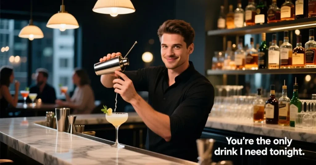 Instagram Bartender Pick Up Lines