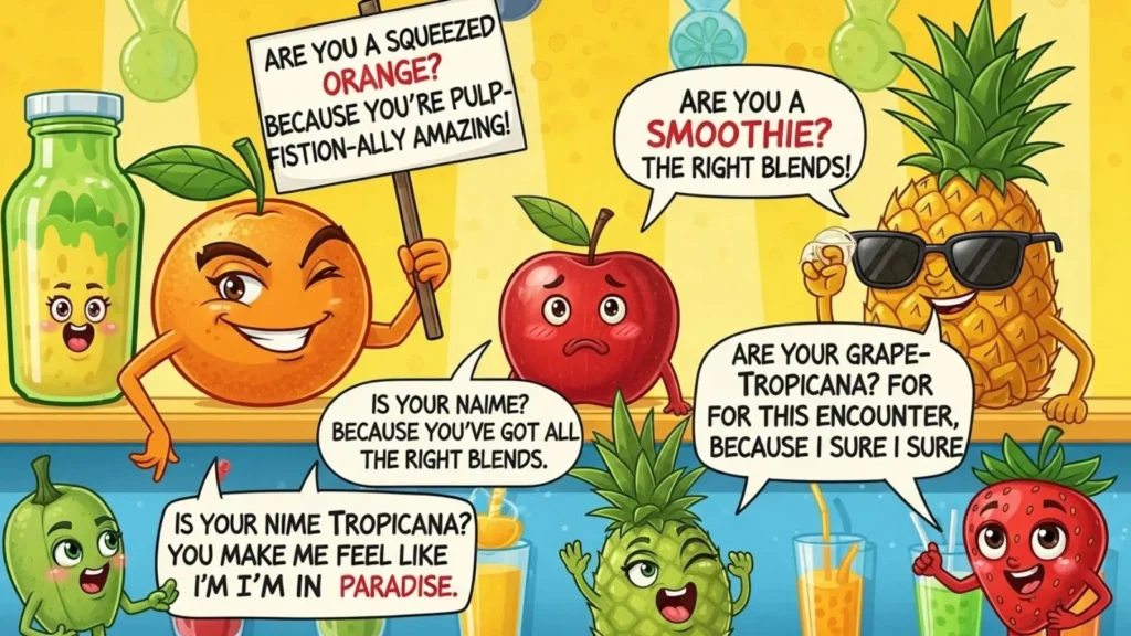 Juice Pick Up Lines