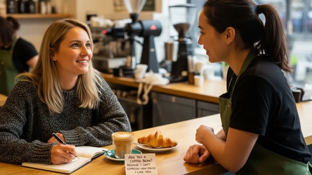 Pick Up Lines for Starbucks Barista