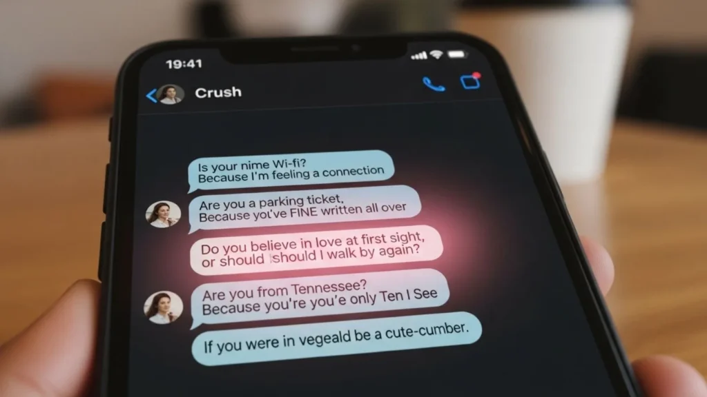 Pick Up Lines to Make a Girl Blush Over Text 