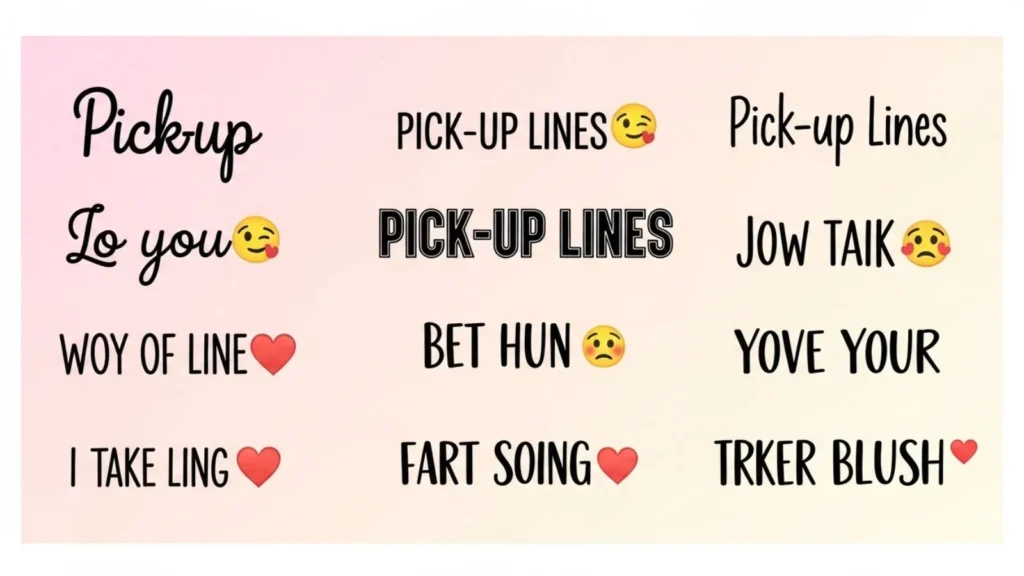  Pick Up Lines to Make Him Blush