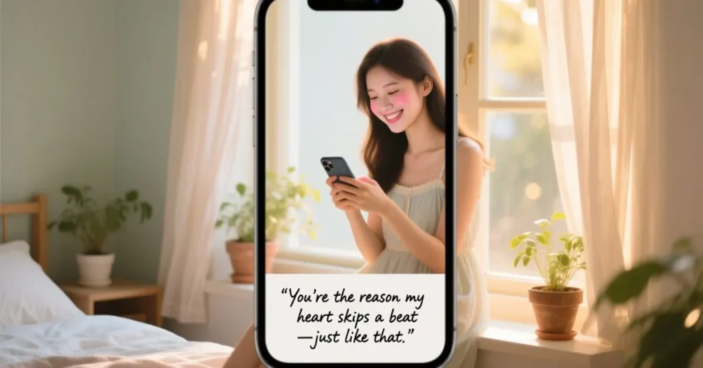 Pick Up Lines to Make Him Blush Over Text