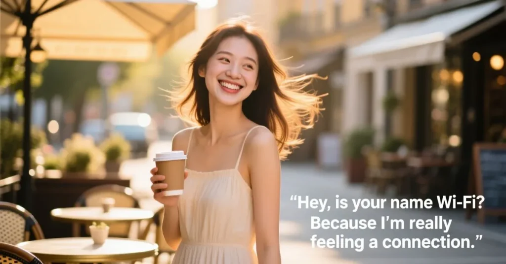 Playful pick up lines for guys for texting