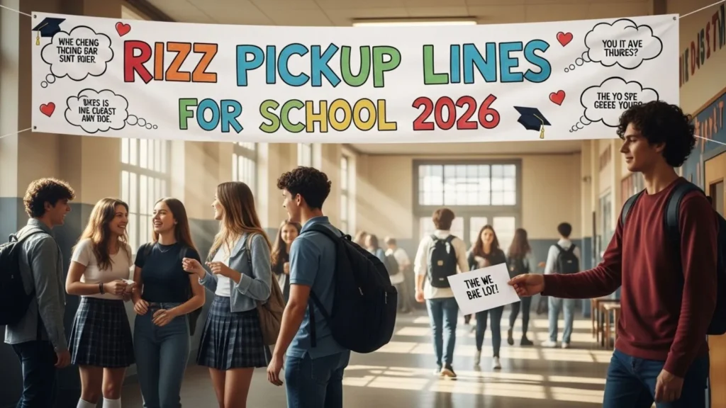  Rizz Pickup Lines for School 2026