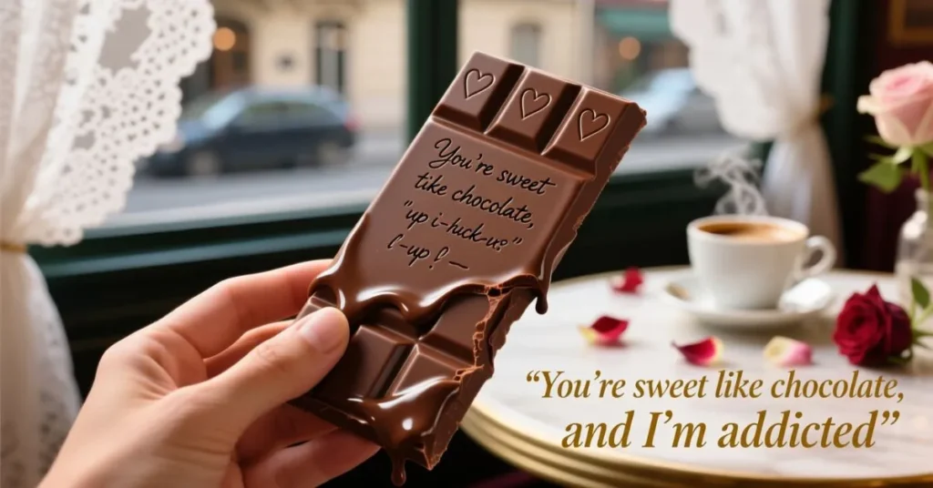 Romantic Chocolate Pick Up Lines