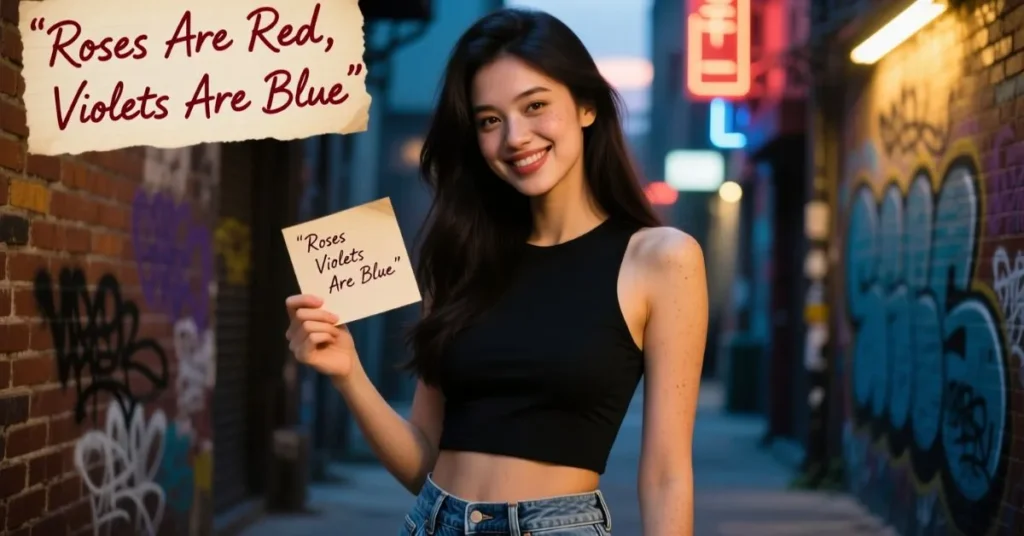 Roses Are Red Violets Are Blue Pick Up Lines Dirty Girl