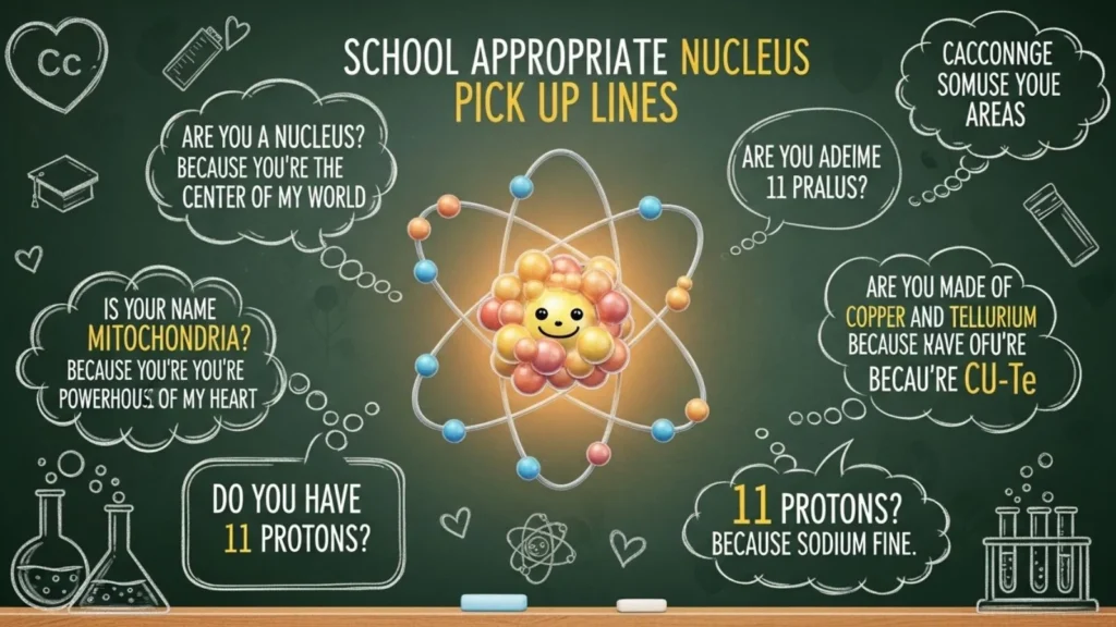 School Appropriate Nucleus Pick Up Lines