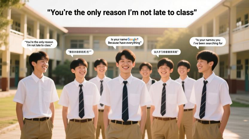 School Appropriate Rizz Pick Up Lines for Boys