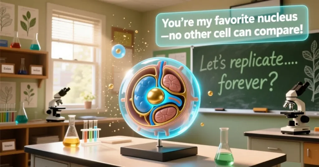 School-Friendly Nucleus Pick Up Lines