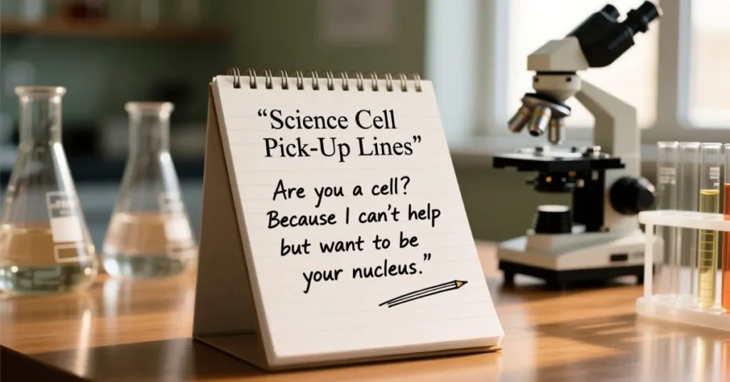 Science Cell Pick Up Lines