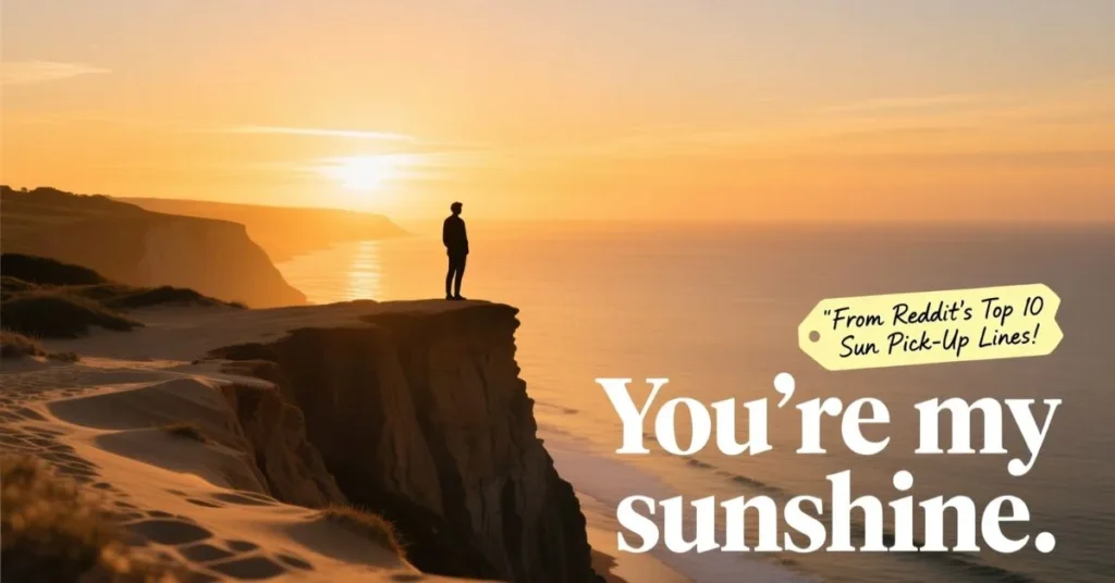 Sun Pick Up Lines Reddit