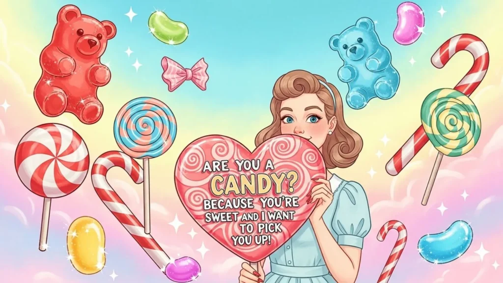 Sweet Candy Pick Up Lines for Him
