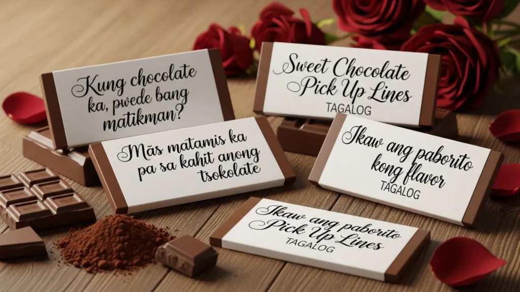 Sweet Chocolate Pick Up Lines Tagalog