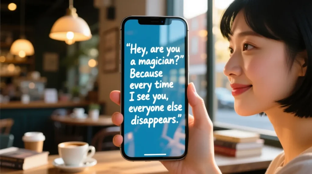 Text Message Rizz Pick Up Lines for Girls